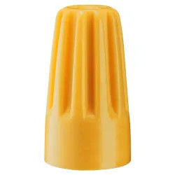 Click here to see Gardner Bender 10-004 WireGard 10-004 Twist-On Wire Connector, 18 - 10 AWG, 300 V, 600 V, Thermoplastic, Yellow