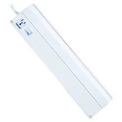 Click here to see Good Earth G9318P-T8-WH-I Good Earth G9318P-T8-WH-I Corded Fluorescent Undercabinet Light, 15 W, 120 V