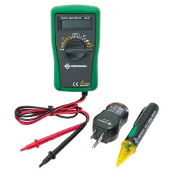 Click here to see Greenlee TK-30A Greenlee Textron TK-30A Electrical Tester Kits, 3-Piece, With Carrying Case