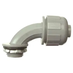 Click here to see Halex 27691 Halex 27691 Liquid Tight Conduit Elbow, 90 deg, 1/2 in, PVC