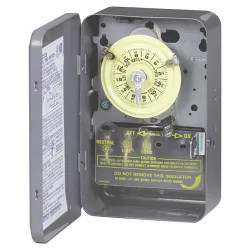 Click here to see Intermatic T103 Intermatic T103 Electromechanical Timer, 125 V, 40 A, 1 - 23 hr, 1 - 12 Cycles per Day