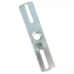 Click here to see Jandorf 60204 Jandorf 60204 Flat Crossbar, 1/8 in IPS Center Tapped, Zinc