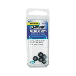 Click here to see Jandorf 61484 Jandorf 61484 Insulated Conduit Bushing, 0.177 in, Rubber