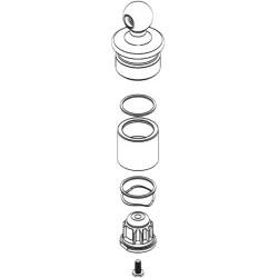 Click here to see Moen 116671ORB Moen 116671ORB Part Handle Hub Two Handle Lever Lavatory/ Bar Oil Rubbed Bronze