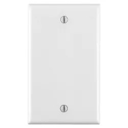 Click here to see Leviton 001-88014-000 Leviton 001-88014-000 1-Blank Standard Size Wall Plate, 1 Gang, 4-1/2 in L X 2-3/4 in W 0.22 in T, White, Smooth