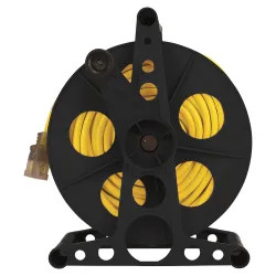 Click here to see Power Zone ORCR3002 POWER ZONE ORCR3002 REEL CORD STOR W/STND PLAS BLK