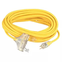 Click here to see Power Zone ORP611830 Powerzone ORP611830 SJTOW Pro Triple Tap Extension Cord, 12/3, 50 ft