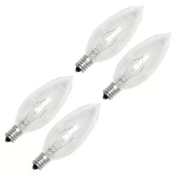 Click here to see Sylvania 13328 Osram Sylvania 13328 Decorative Double Life Incandescent Lamp, 40 W, 120 V, B10, 3000 hr