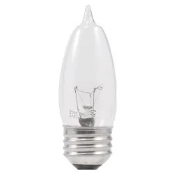 Click here to see Sylvania 13332 Osram Sylvania 13332 Decorative Double Life Incandescent Lamp, 40 W, 120 V, B10, 3000 hr
