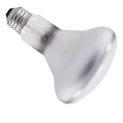 Click here to see Sylvania 15270 Osram Sylvania 15270 Incandescent Lamp, 65 W, 120 V, BR30, Medium Screw ,, 2000 hr