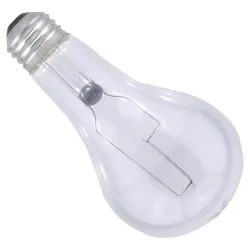 Click here to see Sylvania 200W/CLEAR/A21 Osram Sylvania 15476 Incandescent Lamp, 200 W, 120 V, A21, Medium Screw ,, 750 hr