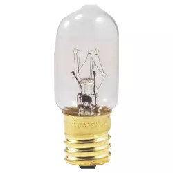 Click here to see Sylvania 15W/CLEAR/T7N Osram Sylvania 18174 Incandescent Lamp Bulb, 15 W, 120 V, T7, Intermediate Screw E17, 1000 hr