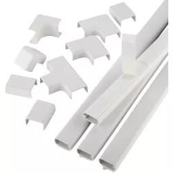 Click here to see CordMate C50 Wiremold C50 Legrand Cordmate II Wire Channel, White