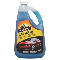 Click here to see Armor All 17450/25464 Armor All 25464 Car Wash Concentrate, 64 oz , Clear Blue Viscous Liquid