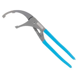 Click here to see Channellock 215 Channellock 215 Heavy Duty Oil Filter Plier, 15 in OAL, 3-1/2 in Length, High Carbon Steel