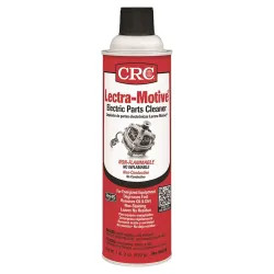 Click here to see CRC 5018 Lectra Motive 5018 Electric Parts Cleaner, 19 oz, Aerosol Can, Clear, Liquid, Irritating