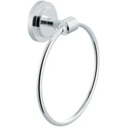 Click here to see Moen DN0786CH Moen DN0786CH Iso Hand Towel Ring, Chrome