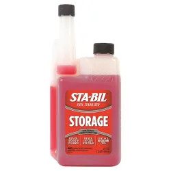 Click here to see Sta-Bil 22214 Sta-Bil 22214 Performance Improver Fuel Stabilizer, 32 oz, Bottle, Red, Liquid