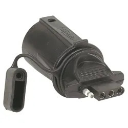 Click here to see Hopkins 47355 Hopkins 47355 7-Way RV To 4-Wire Flat Trailer Adapter, 4 Wire, Plastic