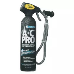 Click here to see IDQ ACP-1004PK IDQ ACP-1004PK Air Conditioner Refrigerant With Trigger, R-134a, 20 oz, Ultra Synthetic, Ethereal, -15.7 deg F