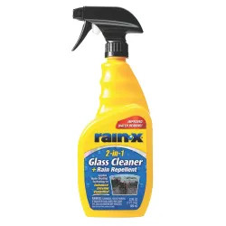 Click here to see Rain-X 5071268 Rain-X 5071268 2-in-1 Glass Cleaner with Rain Repellant, 23 oz, Bottle, Clear, Liquid
