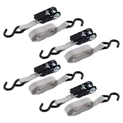 Click here to see Keeper 5505 Keeper 05505 Ratchet Tie Down, 500 lb, 14 ft L x 1 in W, Polyester