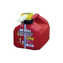 Click here to see No-Spill 1415 No-Spill 1415 Gas Can, 1.25 gal, 9 in H, Plastic, Red