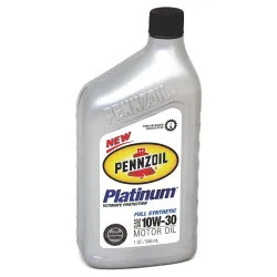 Click here to see Pennzoil 550022687/5063686 Pennzoil Platinum 550022687/5063686 Advanced Full Synthetic Motor Oil, 1 qt, Clear, Liquid