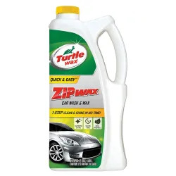 Click here to see Turtle Wax T79 Zip Wax T79 Car Wash, 64 oz, Opaque Green, Viscous Liquid, Citrus Lemon