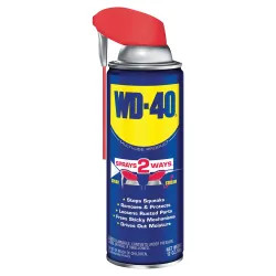 Click here to see WD-40 490057 WD-40 490057 Smart Straw Lubricant, 12 oz, Aerosol Can, Light Amber, Liquid