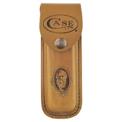 Click here to see Case 9027 Case 09027 Leather Sheath, For Use With All Medium and Large Size Case Folding Knives, Leather, Copper Snap Top