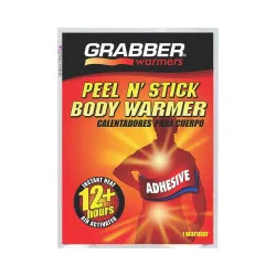 Click here to see Grabber AWES Peel N' Stick AWES Adhesive Body Warmer, 12 hr, 127 Deg F