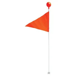 Click here to see Kent 96031 Kent 96031 Safety Flag, 72 in H, Fiberglass Shaft, Orange