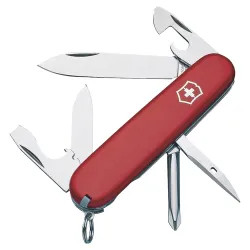 Click here to see Swiss Army 56101 Tinker 56101 Folding Pocket Knife, 5 Tool, 12-In-1 Function, Stainless Steel, Red