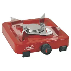 Click here to see Texsport 14204 Texsport 14204 Single Burner Propane Stove, 5000 Btu, Propane, Heavy Gauge Steel, Baked Enamel