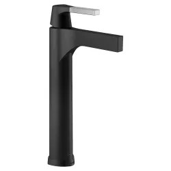 Click here to see Delta 774T-CS-DST Delta Zura Touchless Chrome/Matte Black Lavatory Faucet, Less Drain, 1.2 GPM, Single-Handle, DIAMOND Seal, Lever Handle, Touch2Oxt - 774T-CS-DST