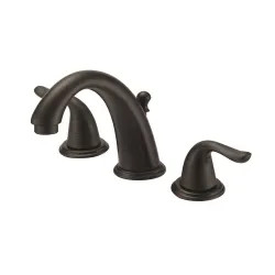 Click here to see Boston Harbor TQ-FW6B0000RW Boston Harbor Two-Handle Widespread Venetian Bronze Lavatory Faucet with Plastic Pop-Up, Lever Handle, 1.2 GPM, WaterSense - TQ-FW6B0000RW