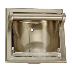 Click here to see Mintcraft 770H-07-SOU MintCraft 770H-07-SOU Soap Holder With Grab Bar, Brushed Nickel