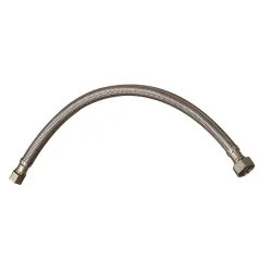 Click here to see Plumb Pak PP23802 Plumb Pak PP23802 Faucet Supply Tube, 3/8 X 1/2 in, Compression X FIP, 16 in L, Stainless Steel