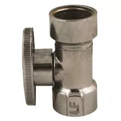 Click here to see Plumb Pak PP57PCLF Plumb Pak PP57PCLF 1/4 Turn Straight Shut-Off Valve, 1/2 X 7/16 X 1/2 in, FIP X OD X Slip Joint, Chrome Plated