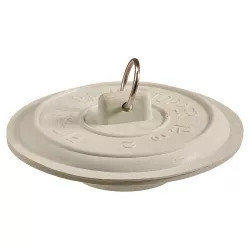Click here to see Plumb Pak PP820-4 Plumb Pak PP820-4 Tub Drain Stopper With Plated Ring, For Use With All Laundry and Bath Tubs With 1-1/2 to 2 in Drains