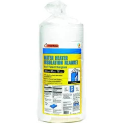 Click here to see Thermwell SP57/11C Thermwell SP57/11C Insulation Blanket, For Use With Upto 60 gal Gas, Oil or Electric Water Heaters, White