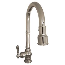Click here to see Kohler 99259-SN Kohler Artifacts Single Handle Pull-Down Kitchen Sink Faucet, 3-Function, Polished Nickel - K-99259-SN