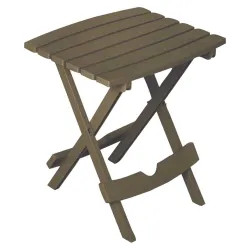 Click here to see Adams 8500-60-3731 Quik-Fold 8500-60-3731 Folding Side Table 15-1/4 in W x 17-3/8 in D x 19-3/4 in H, Rectangular, Polypropylene