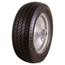 Click here to see Arnold 10 Arnold 00010 Flat Free Hand Truck Tire, 10-1/2 in Diameter, 300 lb, Polyurethane Foam
