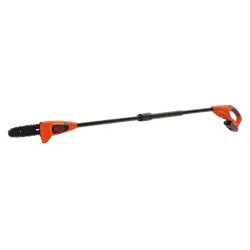 Click here to see Black & Decker LPP120 Black & Decker LPP120 Cordless Pole Saw, 20 V, Lithium-Ion, 100 Cuts