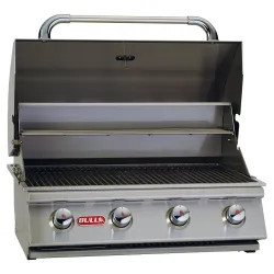 Click here to see Bull Outdoor 26038 Outlaw 26038 Barbecue Drop-In Grill Head, 60000 BTU, Liquid Propane, 810 sq-in, 304 Stainless Steel