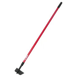 Click here to see Bully 92353 Bully Tools 92353 Garden Hoe, 6-1/2 in W X 4-3/4 in L X 12 ga T Steel Blade Fiberglass Handle