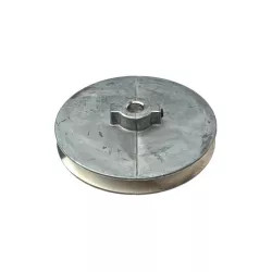 Click here to see Chicago Die 500A CDCO 500A Single V-Grooved Pulley, 1/2 in X 5 in, 4L, 1/2 in, 11/32 in Belt