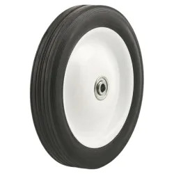 Click here to see DH Casters W-MH10134B4W DH Casters W-MH10134B4W Medium Duty Hub Wheel, 10 in Dia X 1-3/4 in W, 185 lb, Rubber